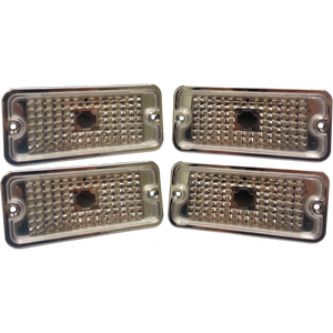 EURO MARKER LIGHT SET, CLEAR, 4 PC