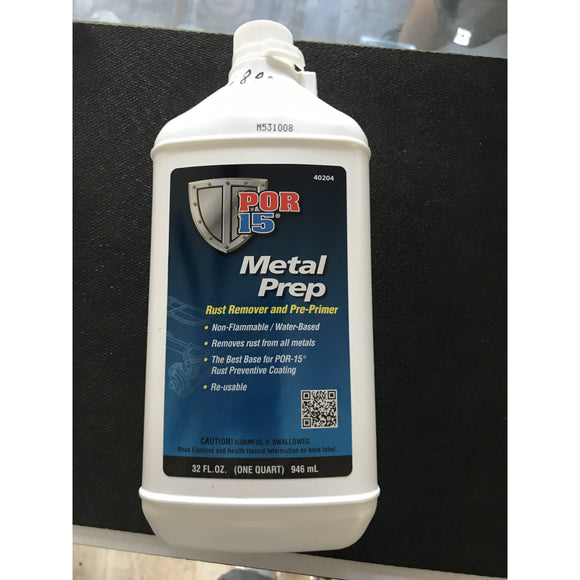 POR 15 METAL PREP RUST REMOVER AND PRE-PRIMER