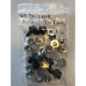 REAR INNER WHEEL WELL ZINC BOLT KIT